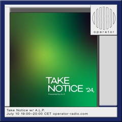 Take Notice #24 w/ A.L.P.
