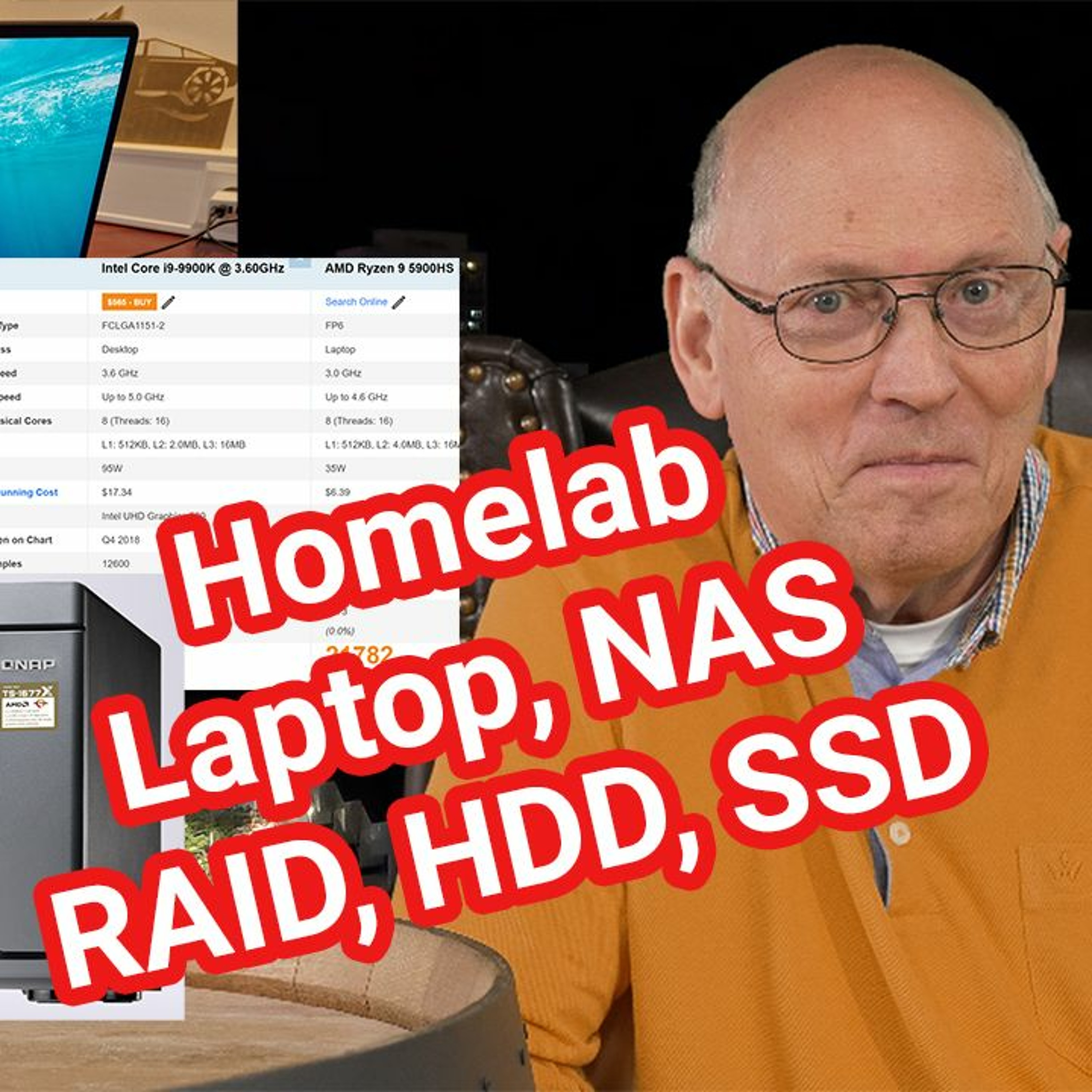 Mein Homelab - Teil 2 - Datenspeicherung, Laptop, NAS, RAID, HDD, SSD, Cache