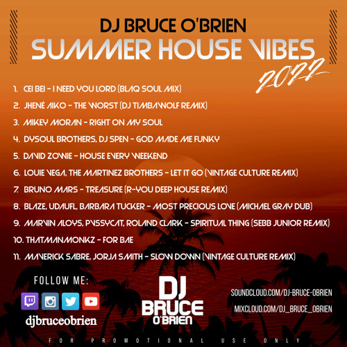 Stream Summer House Vibes 2022 by DJ Bruce O'Brien Listen online for