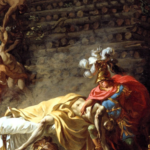 The lighting of the pyre