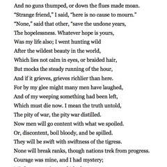 579 Strange Meeting by Wilfred Owen