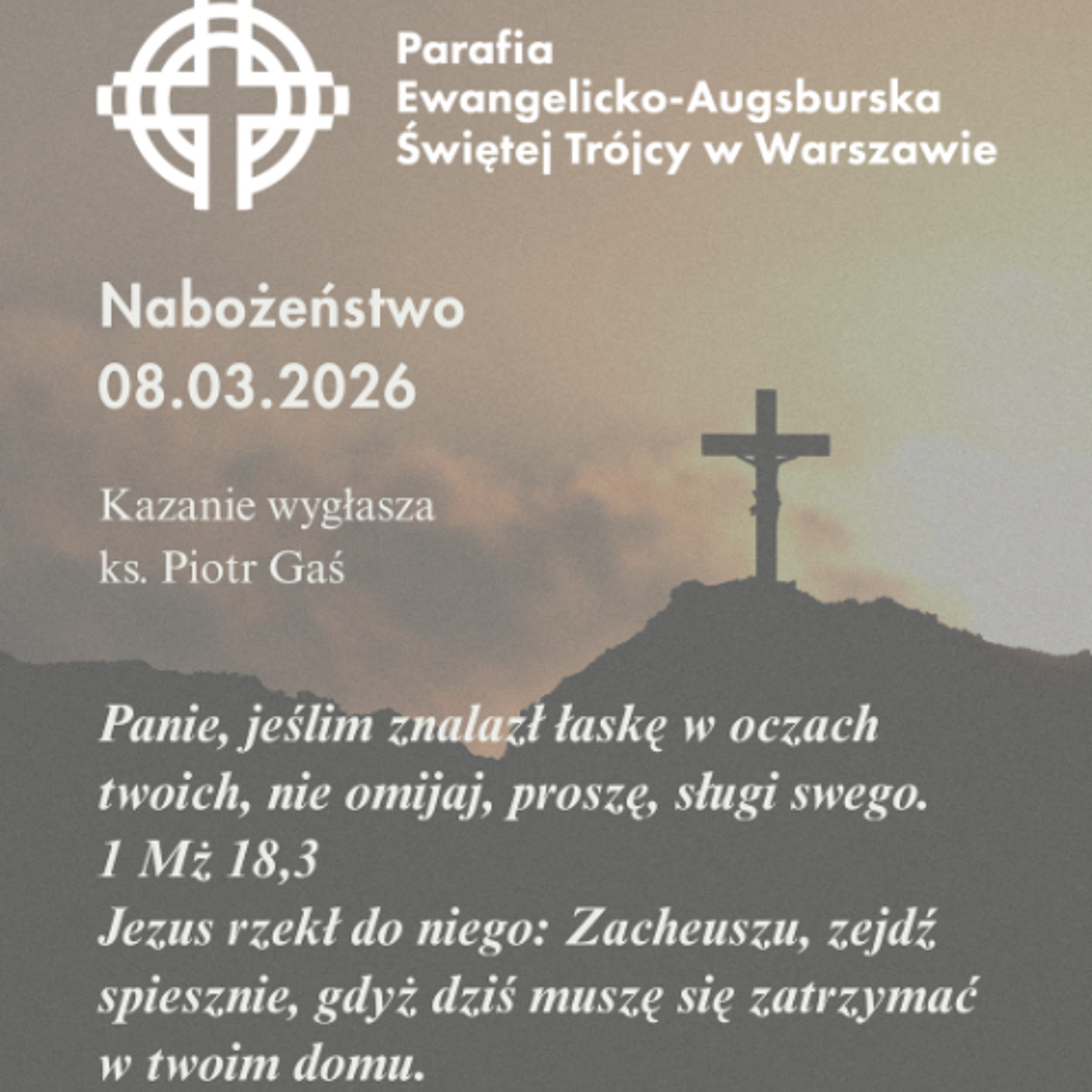 Niedziela ze Słowem, rozważanie z nabożeństwa z 8 marca 2026 episode artwork