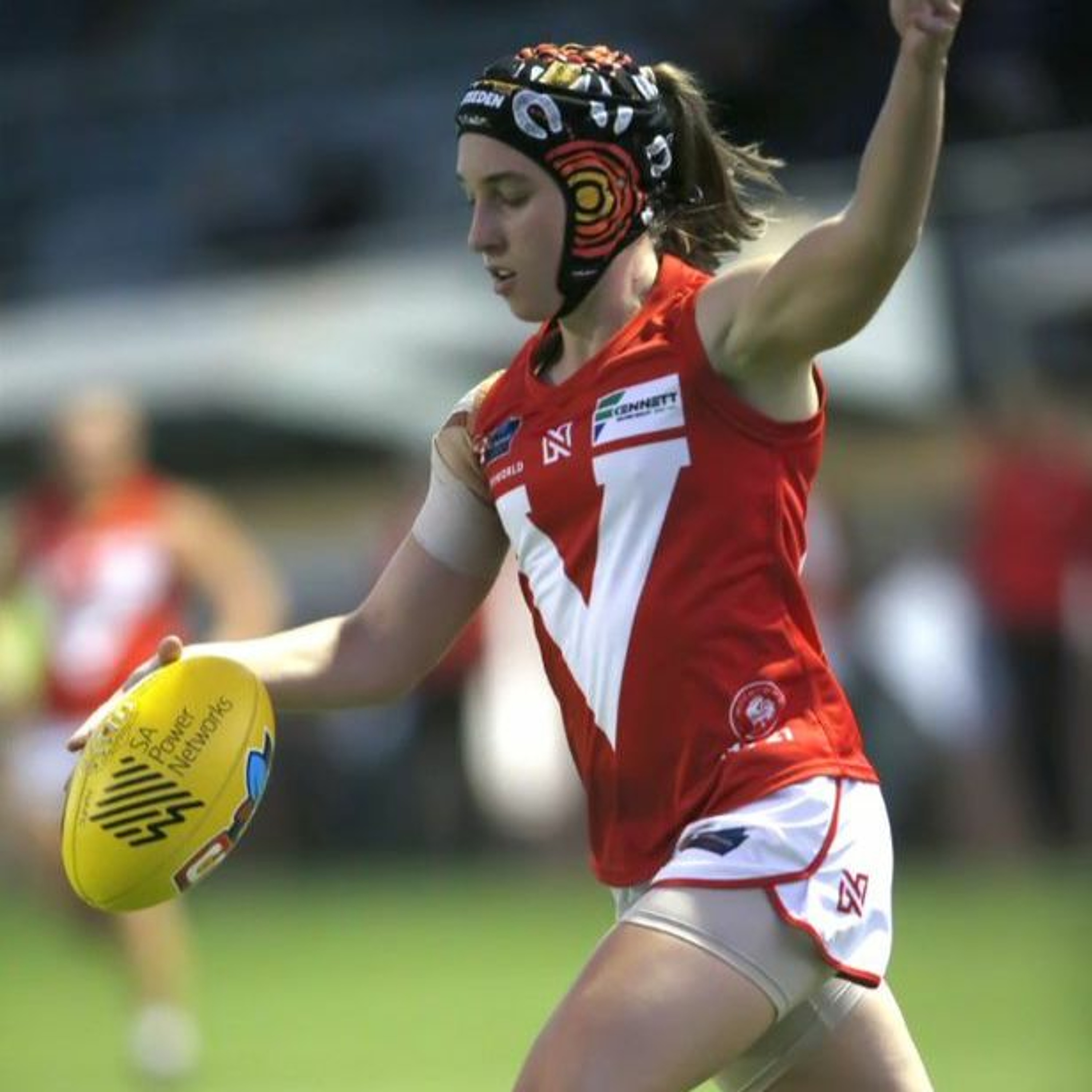 North's Erica Greet chats about her 50th SANFLW League game episode artwork
