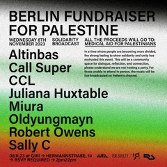 Berlin Fundraiser For Palestine