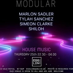 Marlon Sadler - Modular 25th Nov @ Egg