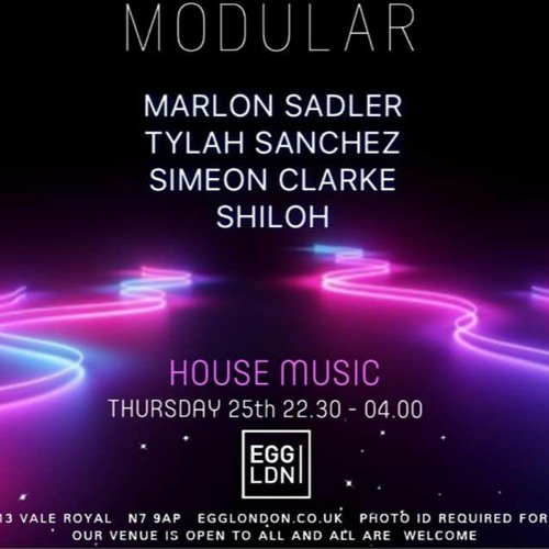 Marlon Sadler - Modular 25th Nov @ Egg