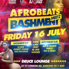 DJ REX & MC QUADS LIVE @AFROBEAT VS BASHMENT CLASH AT DEUCE LOUNGE IG11 8AG