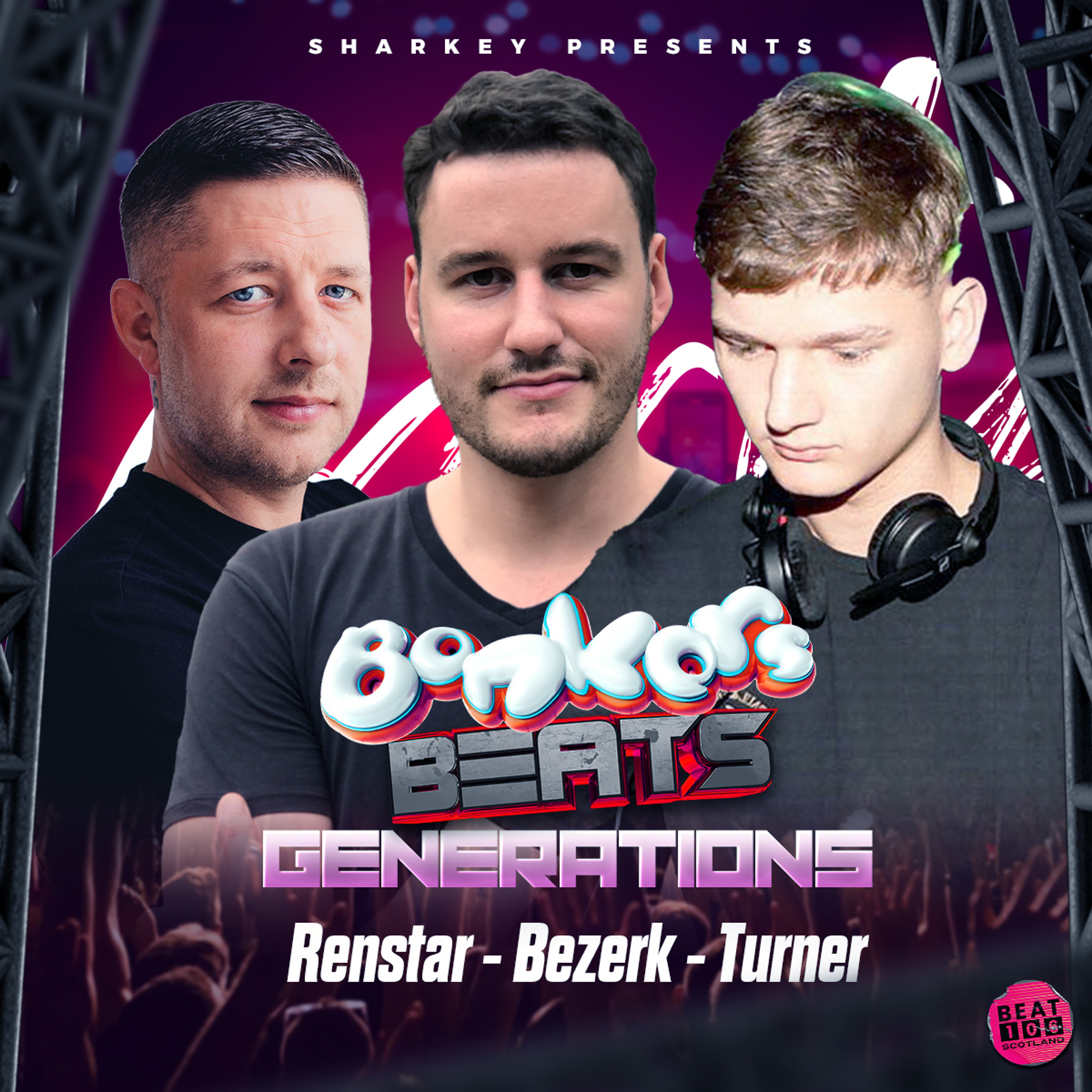 Sharkey presents Renstar, Bezerk, Turner - Bonkers Beats 179 - 17.01.25