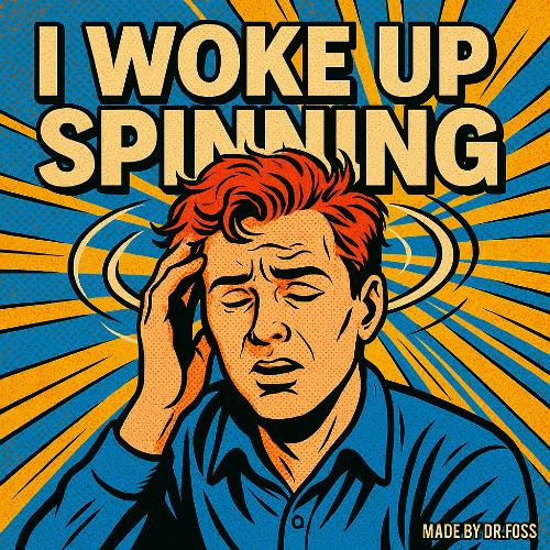 I woke up spinning