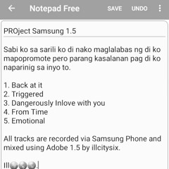 ILLICIT - PROject Samsung 1.5