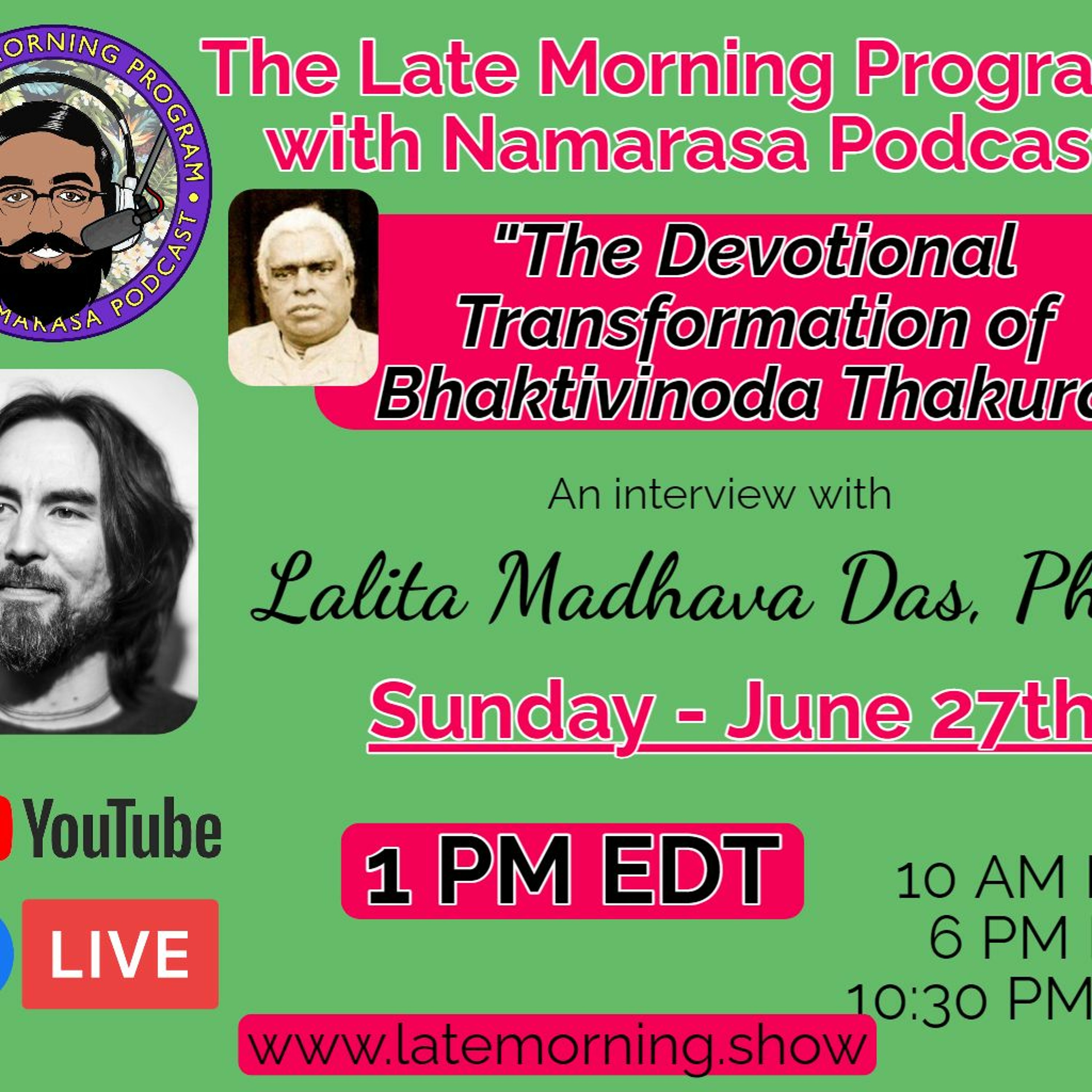 Ep. #067 | Devotional Transformation of Bhaktivinoda Thakura | feat. Lalita Madhava das episode artwork