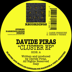 [PAREIDOLIA006] Davide Piras-Cluster EP 12”