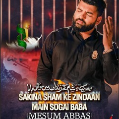 SAKINA (s.a) SHAM KE ZINDAAN MAIN SOGAYI BABA  --  Mesum Abbas  --  2022  -  1444