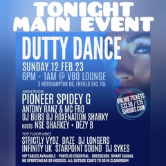 INFINITY UK LIVE @ DUTTY DANCE SUNDAY 12TH FEB 2023 ( DJ-KILLA N CHARLIE HYPE )