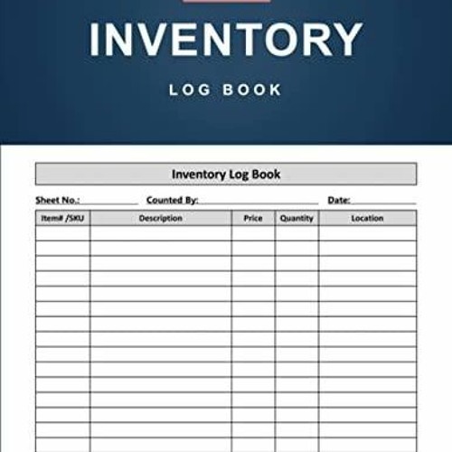 Stream episode Read book Inventory Log Book Simple Inventory Log Book