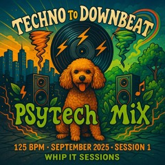 Deep Techno to Downbeat PsyTech Mix @ 125 BPM / Whip It 073