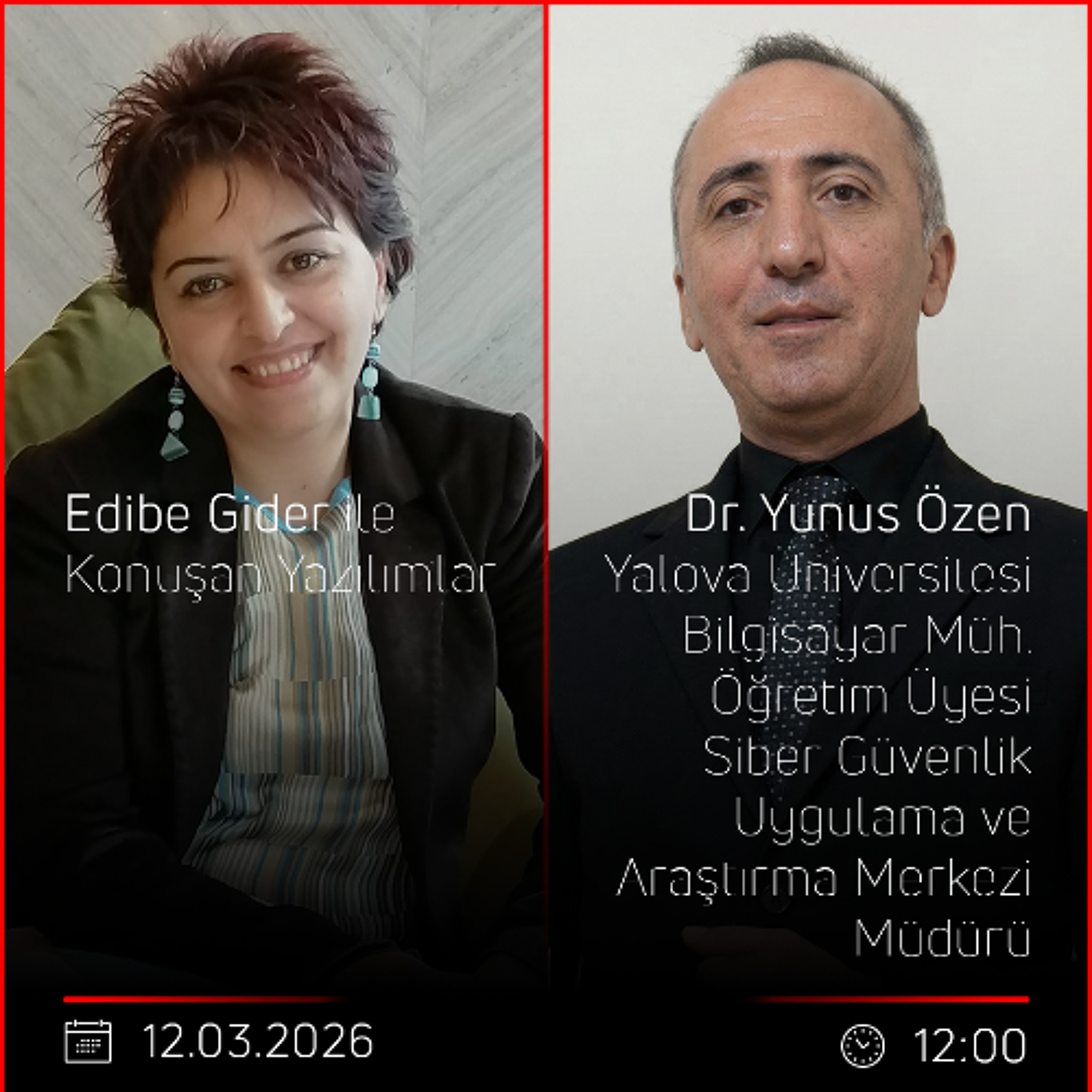 Dr. Ögr. Üyesi Yunus Özen – Edibe Gider ile Konuşan Yazılımlar episode artwork
