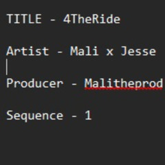 4TheRide (feat. Jesse Samples)