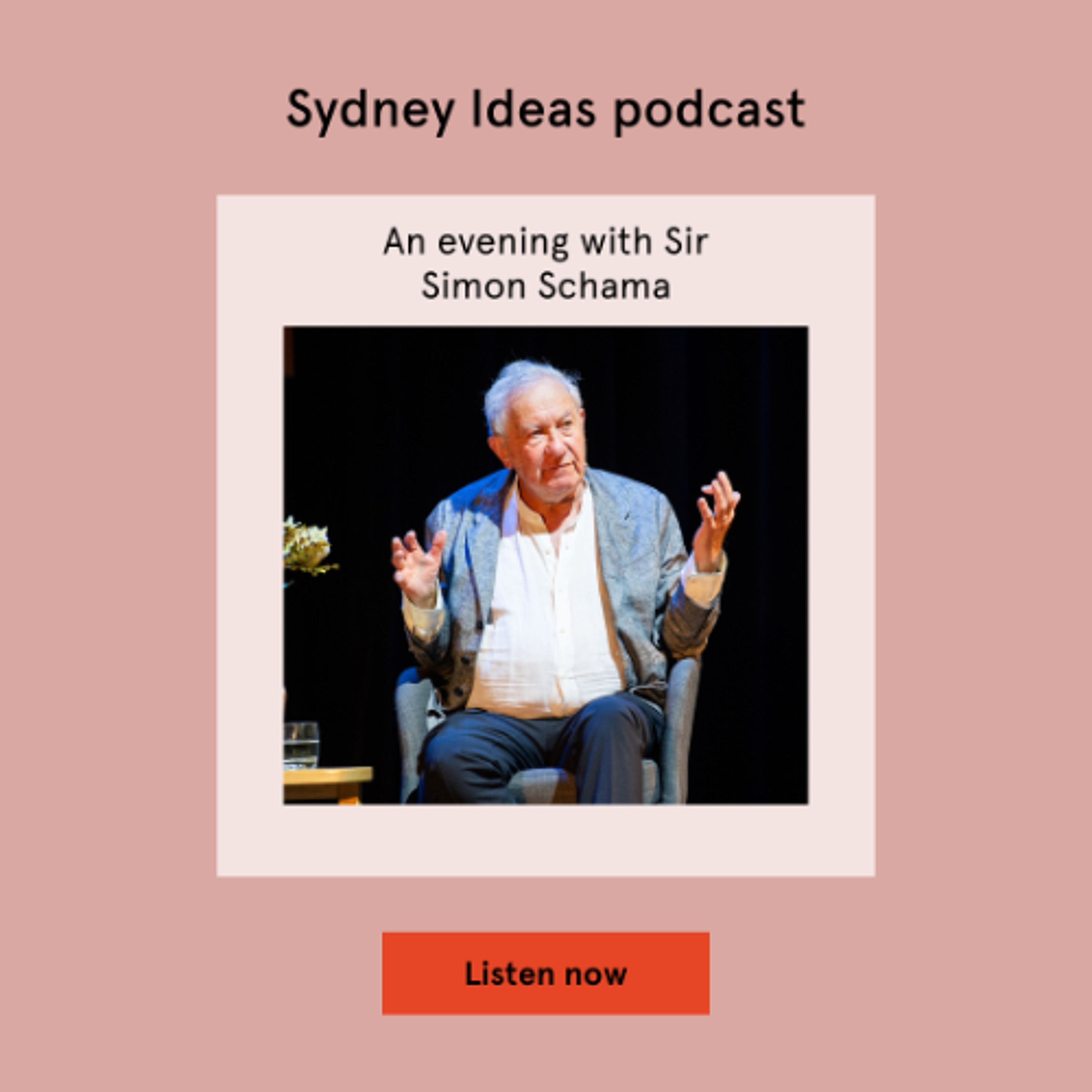 cover of episode An evening with Sir Simon Schama
