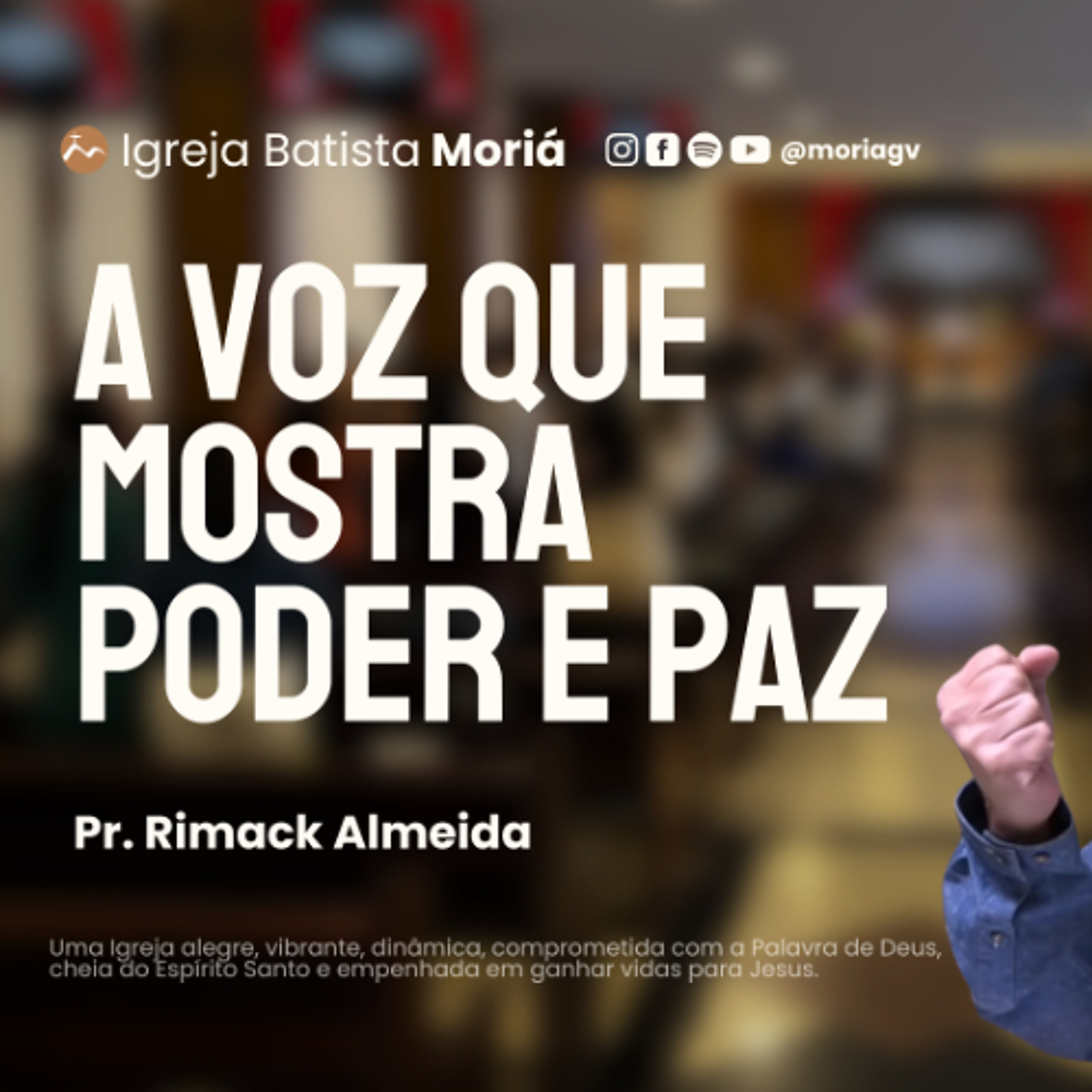 A voz que mostra poder e paz - Pr. Rimack Almeida - Culto de Adoração [26.04.2026]