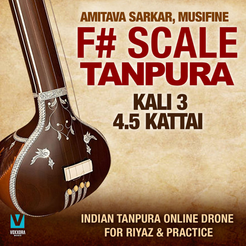 Stream F Scale Tanpura Kali 3 4.5 Kattai Indian Tanpura
