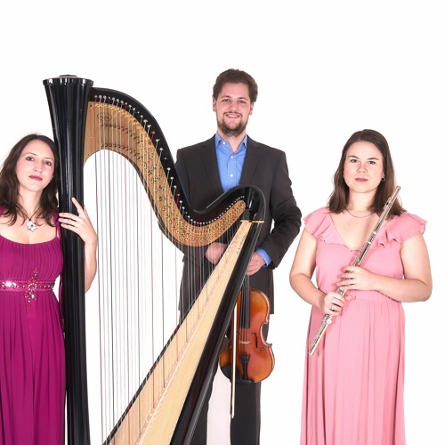 Claude Debussy - Sonate pour flûte alto et harpe I. Pastorale - Trio Fleurs d'or