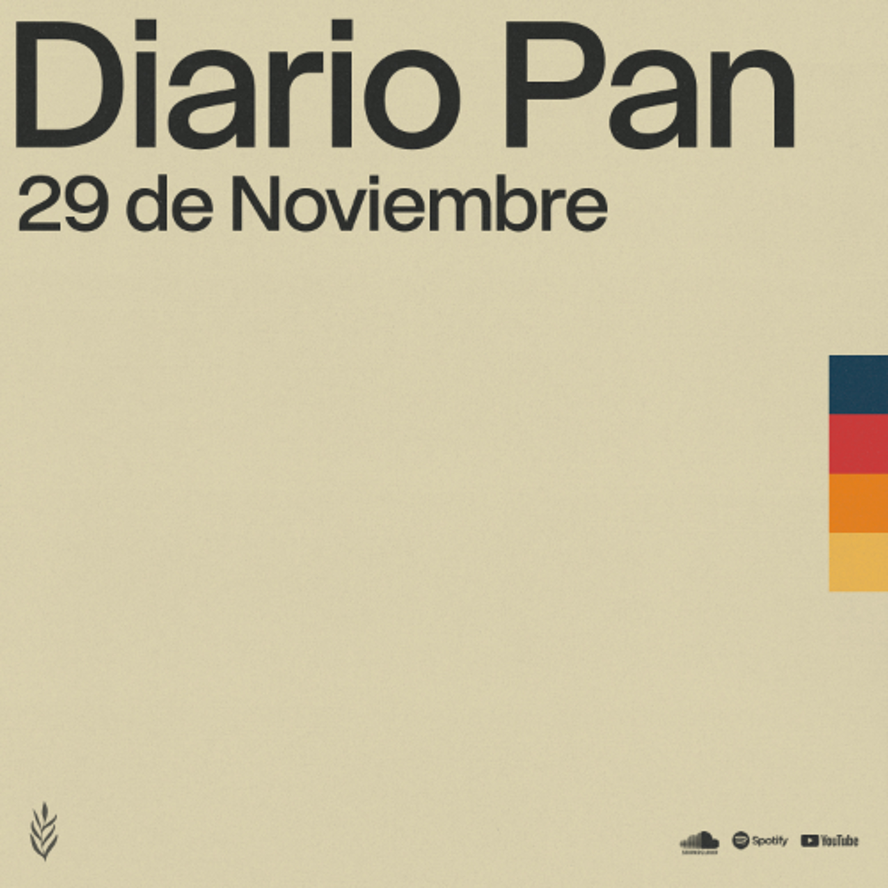 Devocional Diario Pan 29 de Noviembre #DiarioPan