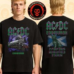 AC/DC PWR UP Tour 2025 Edinburgh Merch
