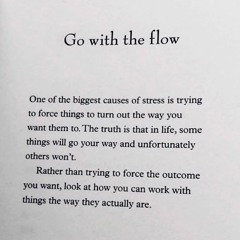 Go with the flow