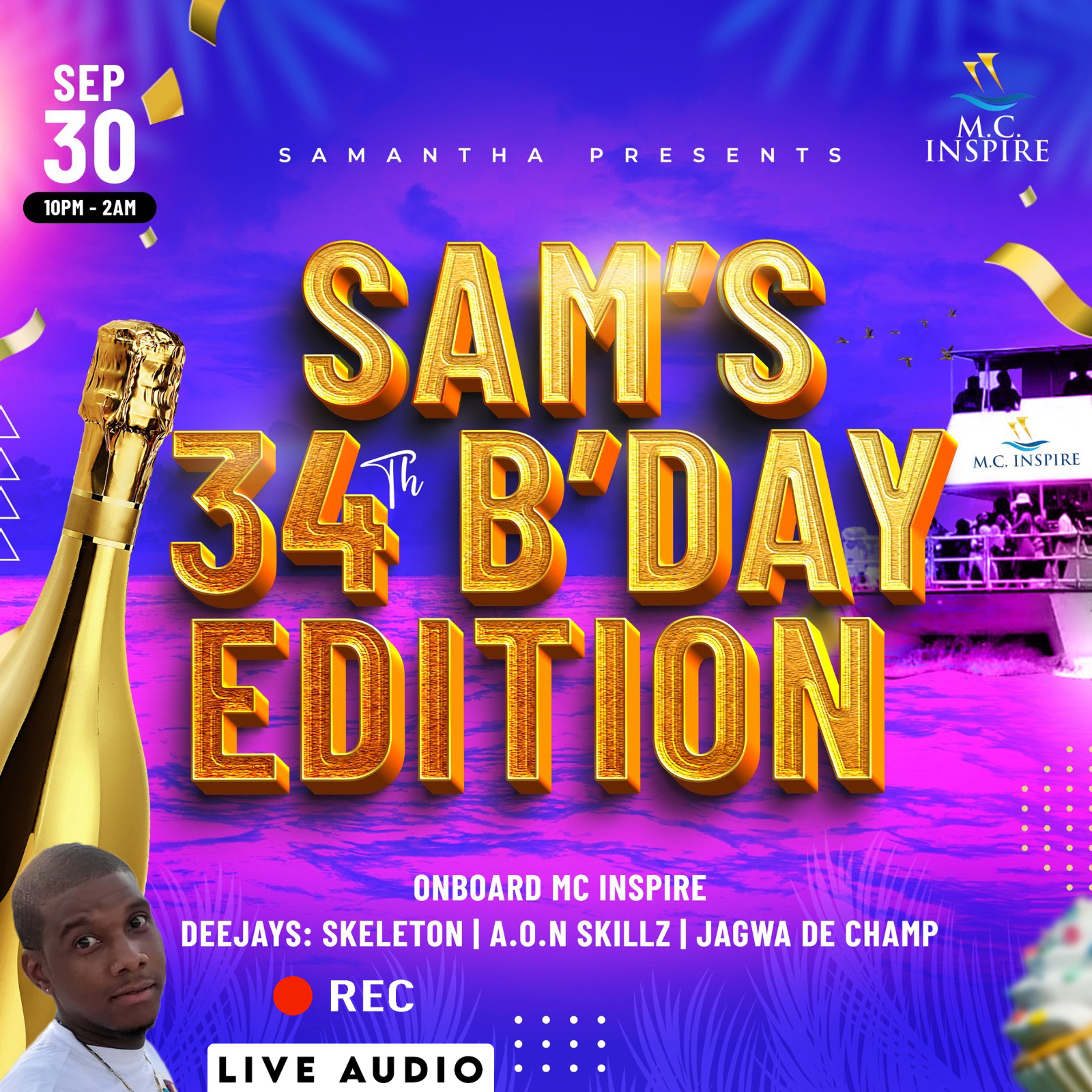DJ SKELETON LIVE @ SAM'S 34TH B'DAY EDITION episode artwork