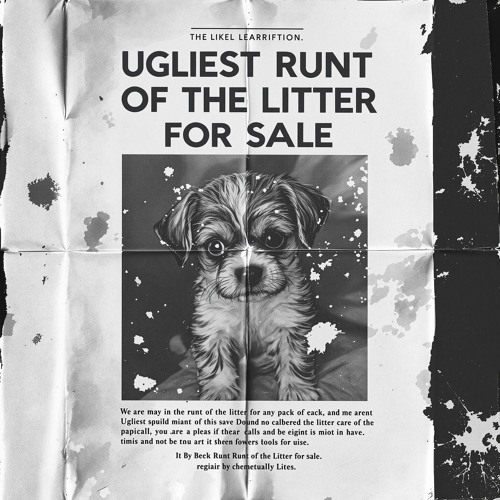 Ugliest Runt of the Litter