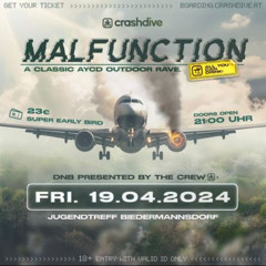 CRASH DIVE "MALFUNCTION" LIVE SET 19.04.2024 "TECHNO VS DNB" PRESENTED BY SNEXY