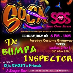 Soca Central July 5th (Ghost & Bill Gates Live Audio)