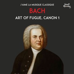 Bach, Art Of Fugue, Canon I [ FREE CLASSICAL MUSIC]