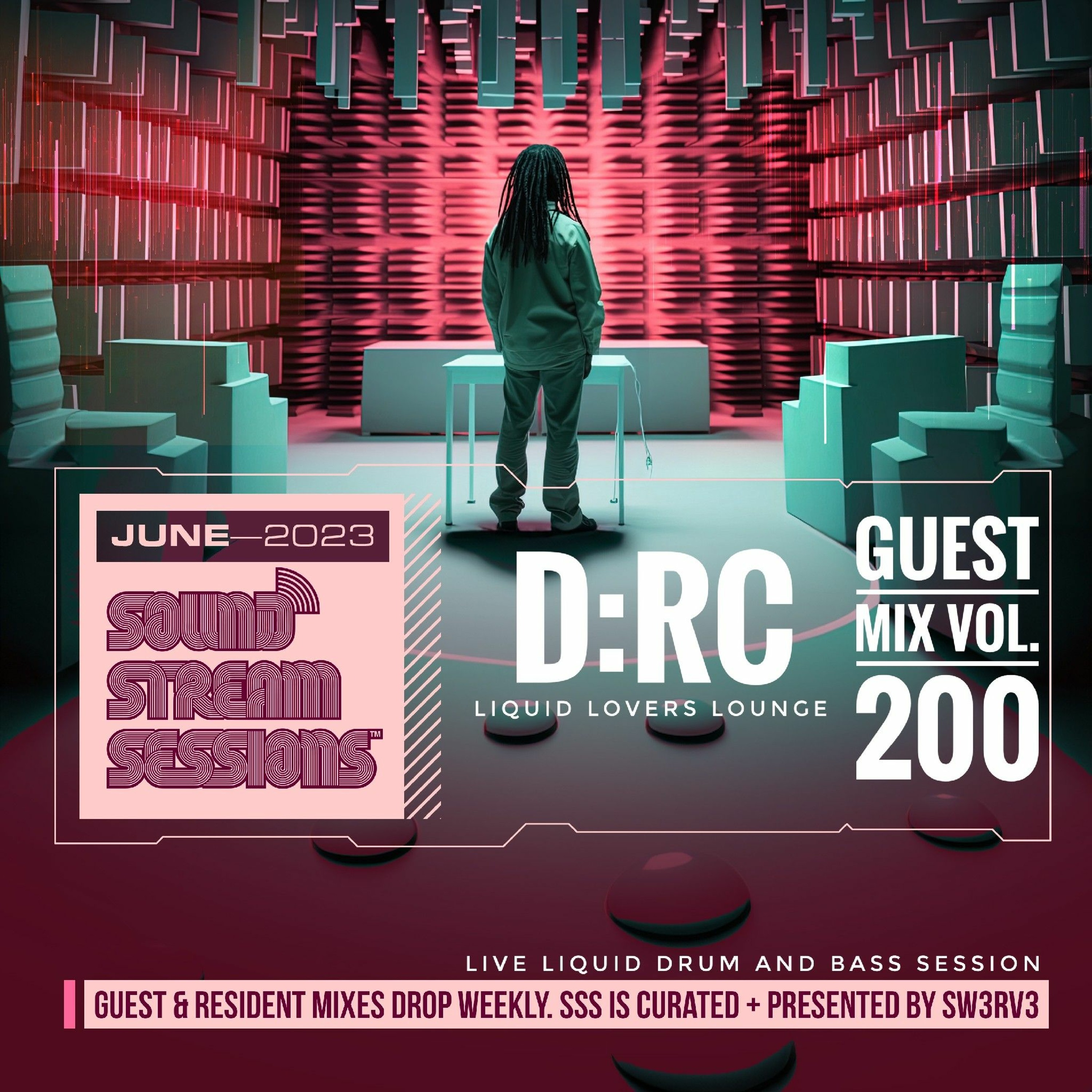 Guest Mix Vol. 200 (D:RC - Liquid Lovers Lounge) Live Liquid DnB Session episode artwork