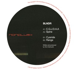 BLNDR - C Q J D A A - Nonplus Records