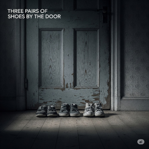 Three Pairs of Shoes by the Door