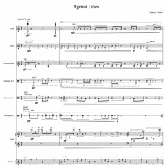 Agenor Linea, for ensemble (2023)