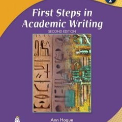 #Book First Steps in Academic Writing, Level 2 by Ann Hogue