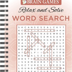 [❤ PDF ⚡]  Brain Games - Relax and Solve: Word Search (Coral) full