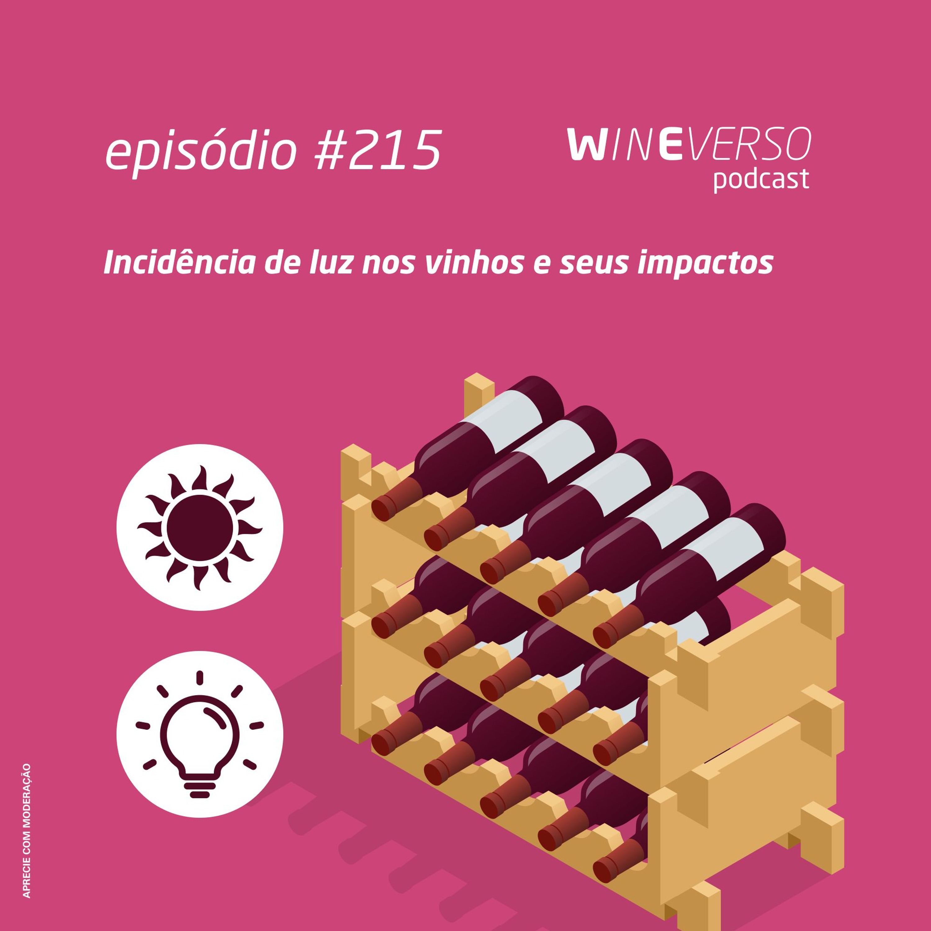 Incidência de luz nos vinhos e seus impactos
