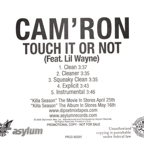 Cam'ron - Touch It Or Not (radio edit)