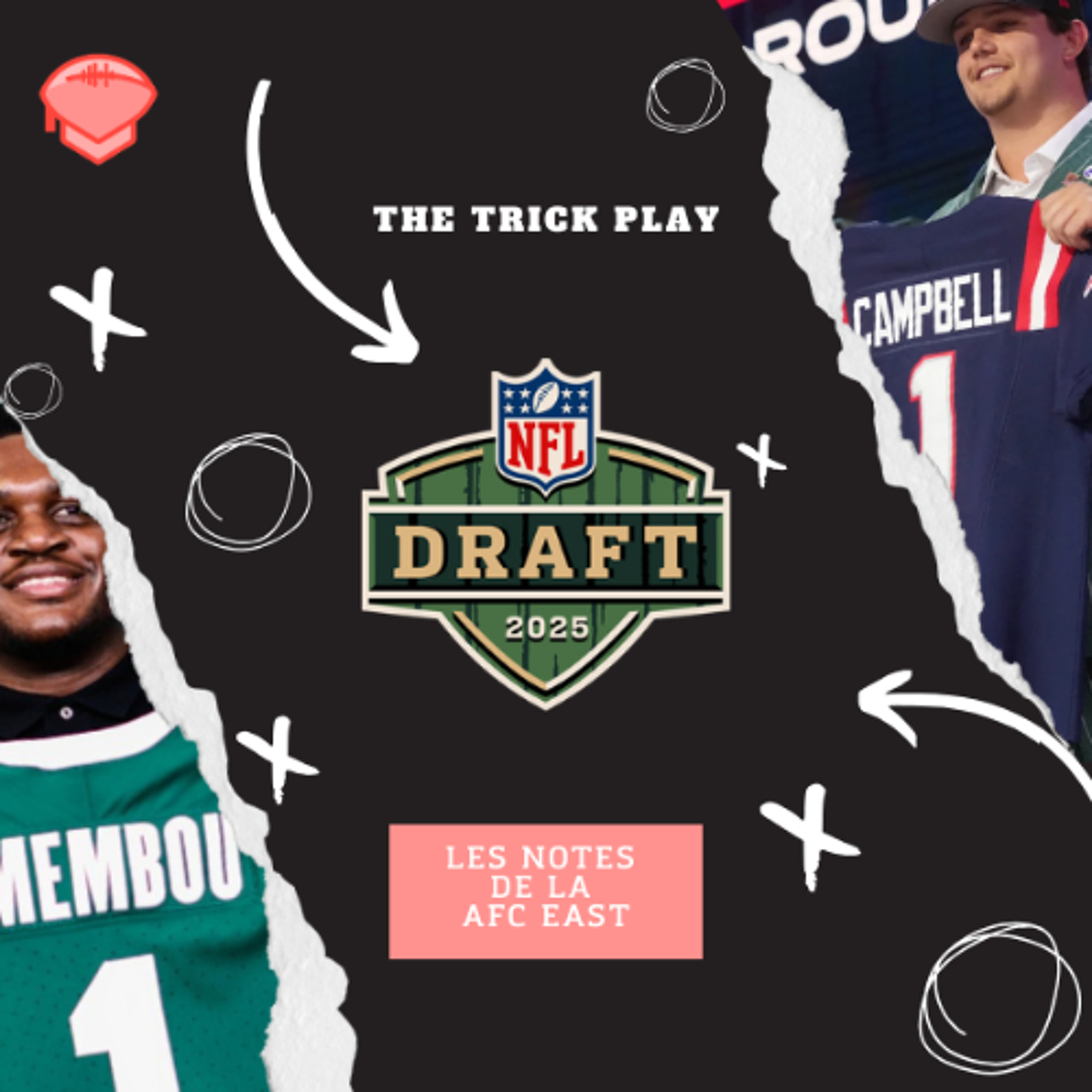 On note la draft 2025 des équipes de l’AFC East