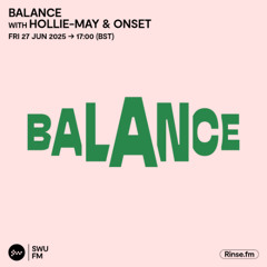 Balance with Hollie-May & Onset - 27 June 25