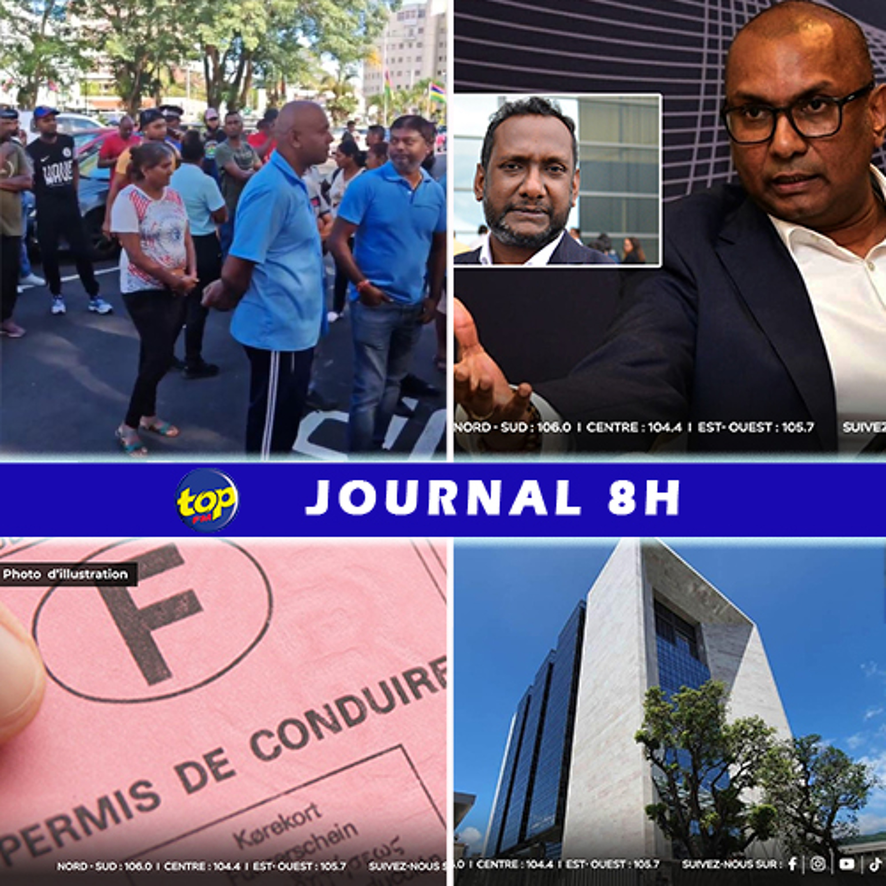 Le journal de 8H de ce samedi 17 mai 2025