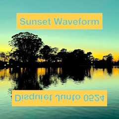 Sunset Waveform [disquiet0524]