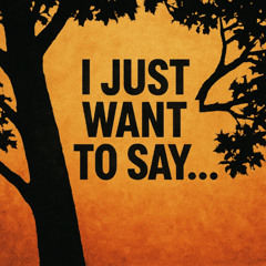 I just want to say...
