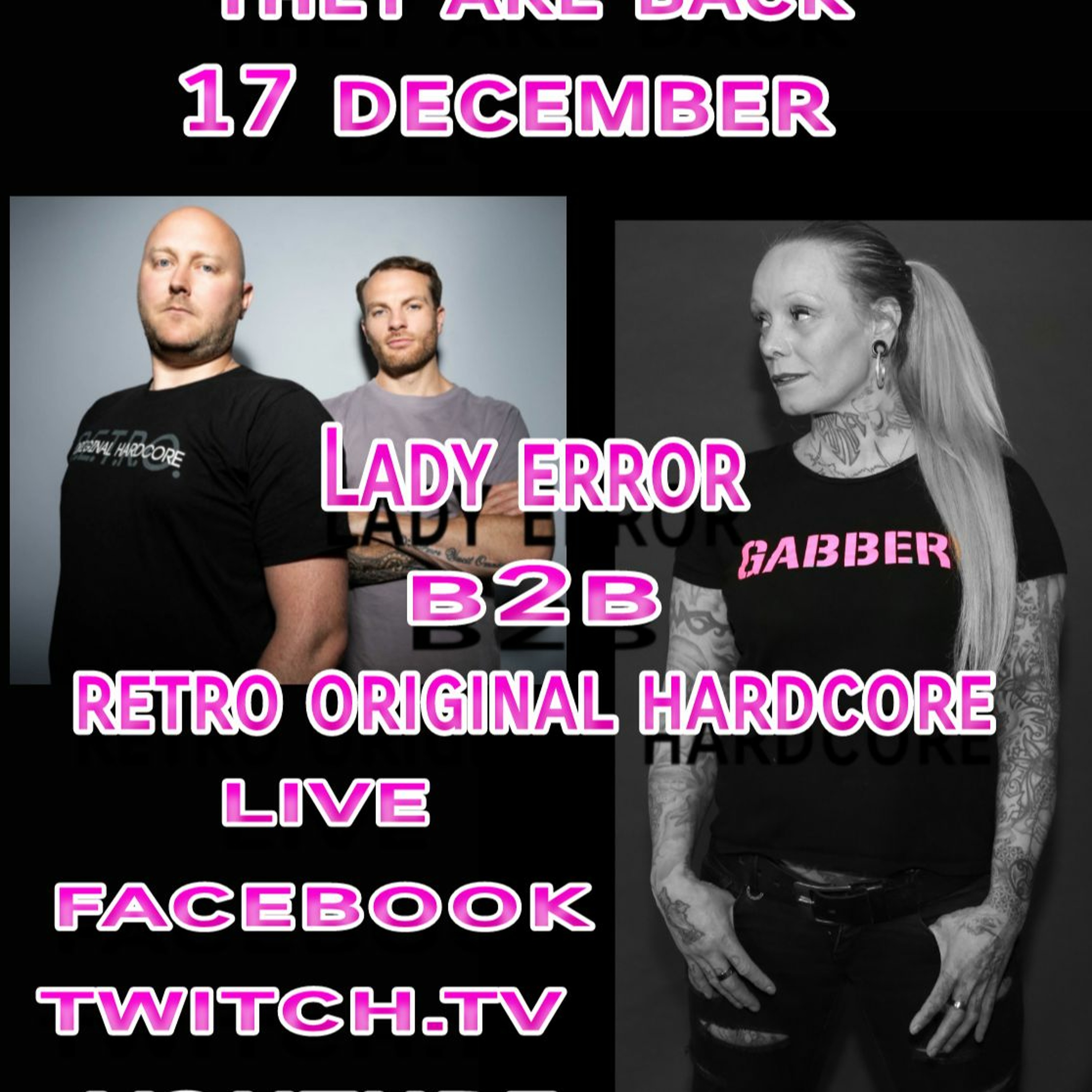 LADY ERROR VS RETRO ORIGINAL HARDCORE THEY ARE BACK episode artwork