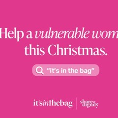 Renae Marshall from Share the Dignity about their It's in the Bag donation drive