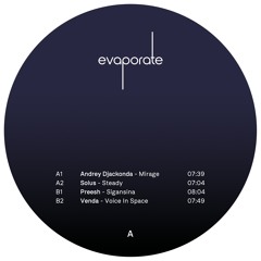 Evaporate 蒸發 - ZFV001 - Various Artists // Andrey Djackonda, Solus, Preesh & Venda